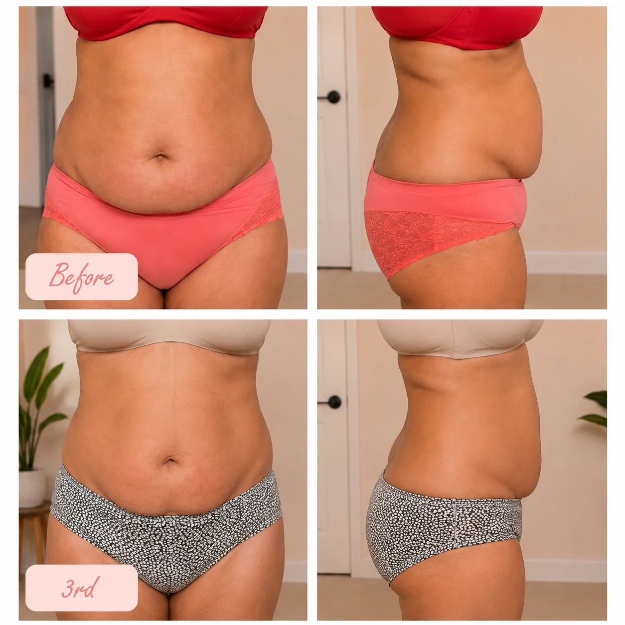 Fat Melting Results before and after